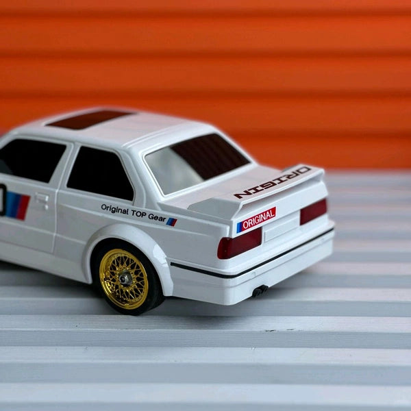 Remote Control Car 2.4GHZ High Speed Racing Car with Drift Tires, Roadblocks And LED Headlights Dual