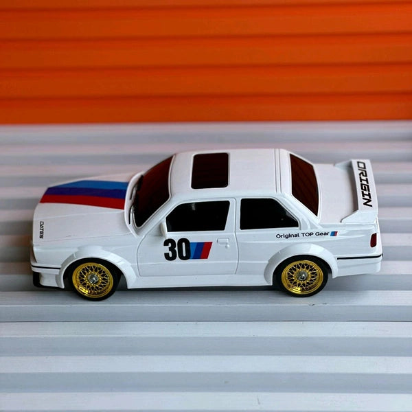 Remote Control Car 2.4GHZ High Speed Racing Car with Drift Tires, Roadblocks And LED Headlights Dual