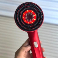 Electric Scalp Massage Comb – With Vibration &amp; LED Therapy